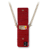 Diva Mia - iPhone bag set made of fine calfskin