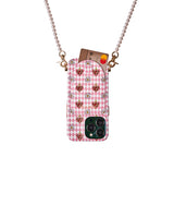 I LOVE YOU GOLDEN - IPHONE CASE MADE OF PRECIOUS LAMB LEATHER IN SOFT PINK