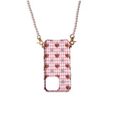 I LOVE YOU GOLDEN - IPHONE CASE MADE OF PRECIOUS LAMB LEATHER IN SOFT PINK