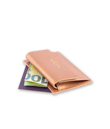 ORA DORO - fine card case made of genuine calfskin in stylish beige color