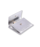 SPACE MIA - fine card case made of genuine lambskin in futuristic silver
