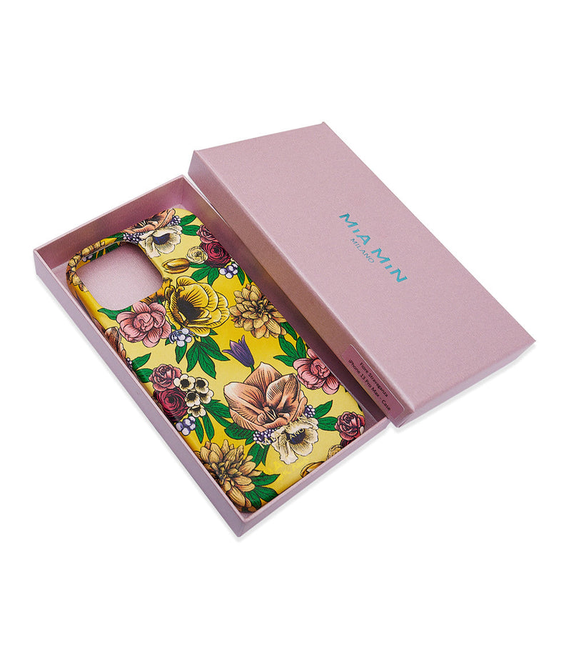Fiore Stravaganza - iPhone Case made of Wild Flower Goat Leather with Magsafe