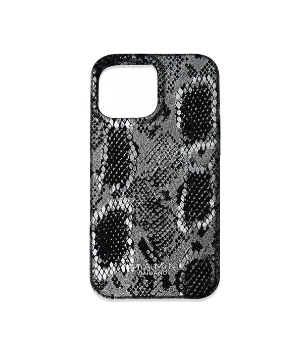 Luna Sensuale - iPhone Case made of Snakeskin Design Lamb Leather with Magsafe