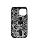 Luna Sensuale - iPhone Case made of Snakeskin Design Lamb Leather with Magsafe