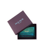 VITA COLORATA - fine card case made of genuine lambskin in enchanted green