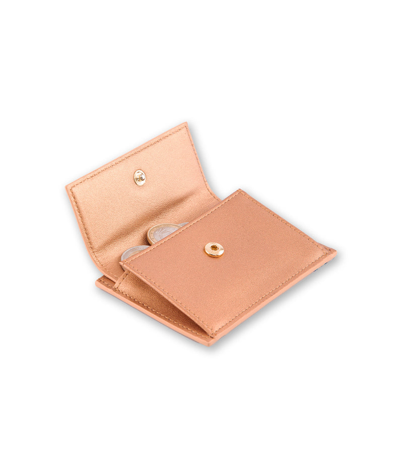 ORA DORO - fine card case made of genuine calfskin in stylish beige color